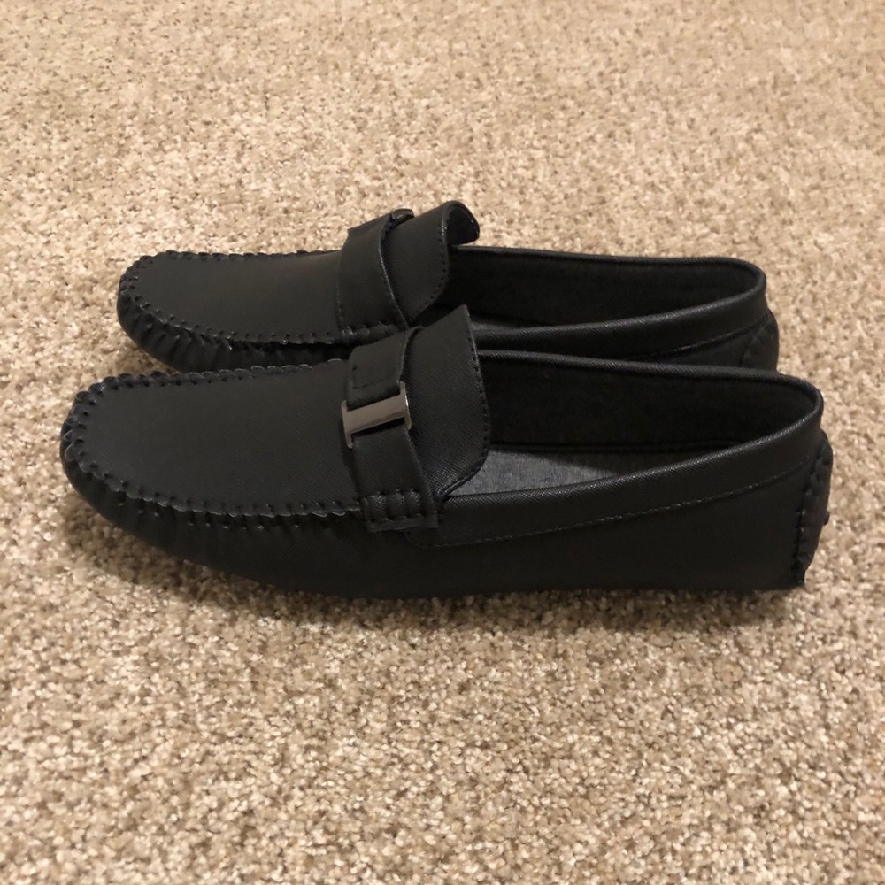 Mens Black Loafers